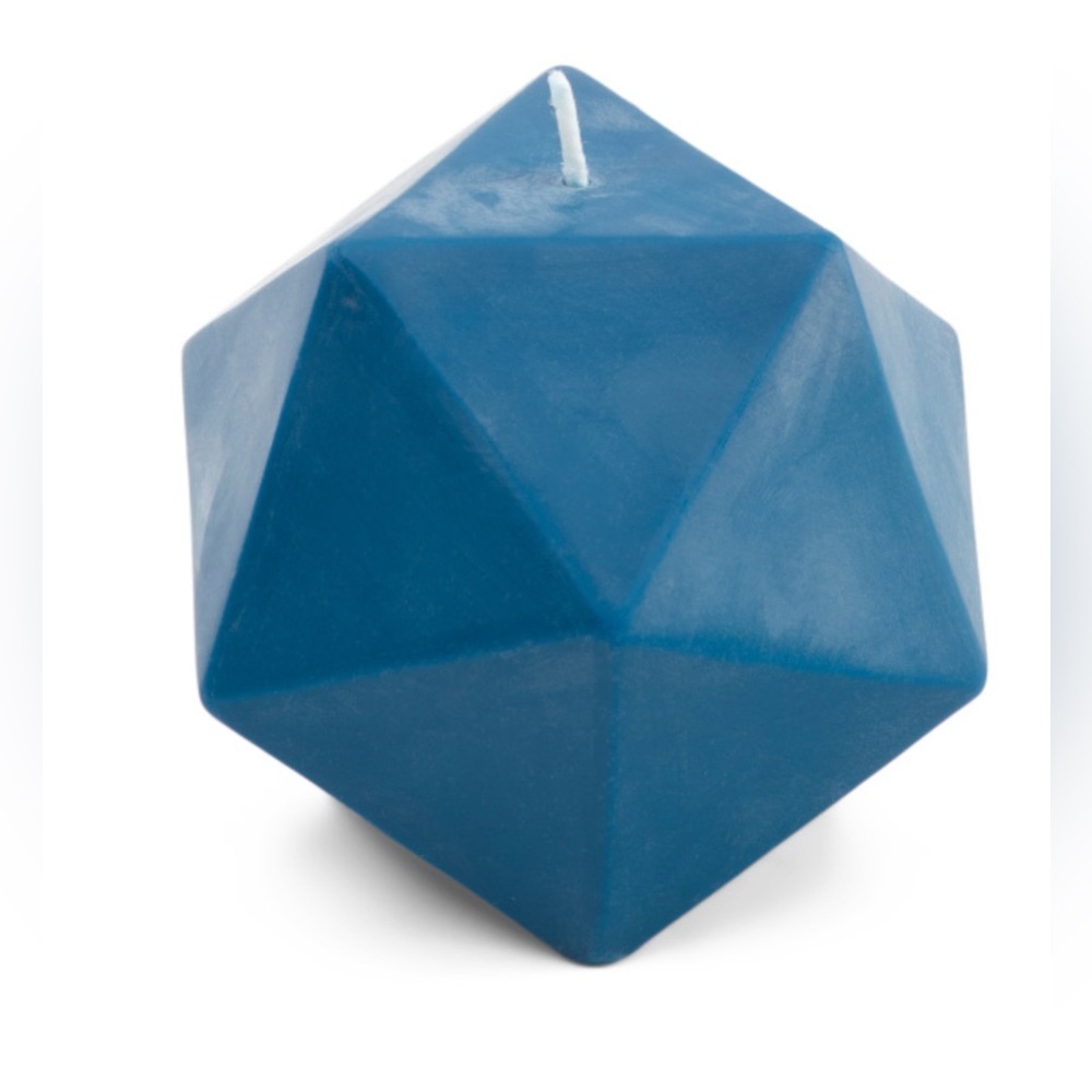 54 Celsius ELEMENTS Water Wite Lily & Ocean Breeze Scented Geometric Candle